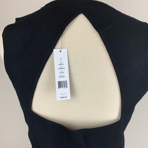 THEORY Maysen Prosecco Dress L - Picture 8 of 8